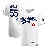 Dodgers 55 Albert pujols White Nike Flexbase jersey Dzhi,baseball caps,new era cap wholesale,wholesale hats